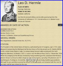 USMC Garde d Haiti Swagger Stick Marine General WWI DSC WW2 Iwo Jima NC