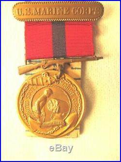 USMC Good Conduct Medal, Europe WW I Service & China Marine Post WWI Service, NR