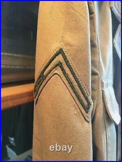 USMC, Khaki blouse, 1920/30 period in excellent condition, withbuttons