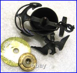 USMC Marine Corps Cap Badge, 1937 pattern, pre ww2