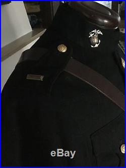 USMC Named WW1 Marine Vet Officers Dress Uniform Lot 6th Marines Belleau Wood