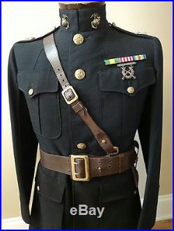 USMC Officers Uniform Named and Dated General. WW1 to WW2