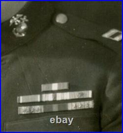 USMC Photo WW1 Marine Officer 6th MG Bn Navy Cross DSC 2xSS 2xPH EGAs Uniform