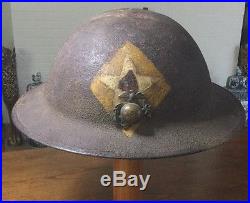 USMC WW1 Original 2/6 Helmet Rare