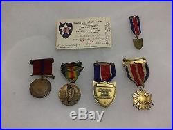 USMC WW1 Original 6th Marines AEF Vet's Medal Grouping