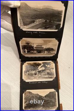 USN Navy LEATHER LIKE ALBUM WithPhotos & All Original See Descr