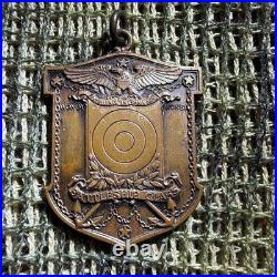 USN USS ARIZONA Battleship Class -Small Arms Trophy Medal -bronze, 1927-28