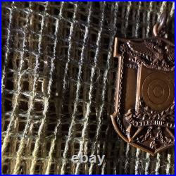 USN USS ARIZONA Battleship Class -Small Arms Trophy Medal -bronze, 1927-28