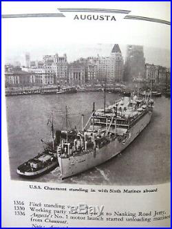 USS AUGUSTA CA-31 UNDER FIRE Sino Japanese 1937 1938 Shanghai Cruise Book PANAY