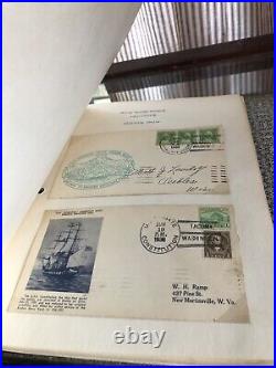 USS Constitution Ship Navy Military Boat Postcard Collection 1931-34 Scrapbook