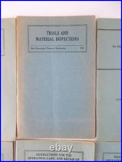 USS Indianapolis Ship Manuals Stamped Received 3-2-1934 Commanding Officer