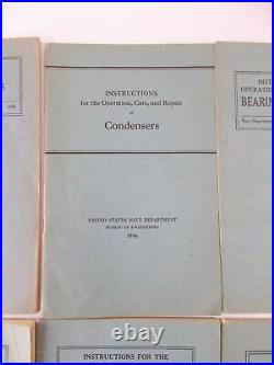 USS Indianapolis Ship Manuals Stamped Received 3-2-1934 Commanding Officer