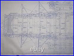 USS Lexington (CV-2) Outboard Fittings (x2) & Inboard Profile (3 Total)