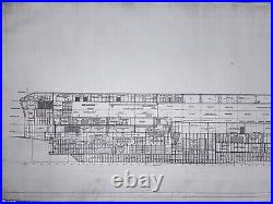 USS Lexington (CV-2) Outboard Fittings (x2) & Inboard Profile (3 Total)