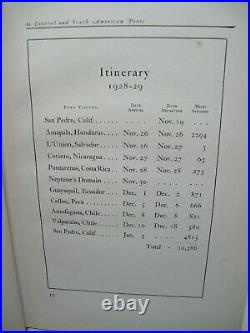 USS MARYLAND BB-46 1928 1929 Cruise Book Hoover South America Photos Roster Name