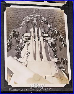 USS Pennsylvania Album, USN battleship, exceptional & rare vintage photos