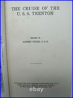 USS TRENTON CL-11 1924 Shakedown Maiden Voyage CRUISE BOOK Itinerary Crew Names