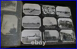 USS Tulsa PG-22 Gunboat 220 Photograph Album 10x14 Shanghai China Interwar, Rare