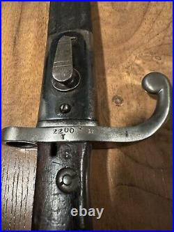 Unidentified Bayonet Czech VZ24 With Scabbard 4265 M 2200T Z With Circle