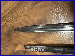Unidentified Bayonet Czech VZ24 With Scabbard 4265 M 2200T Z With Circle