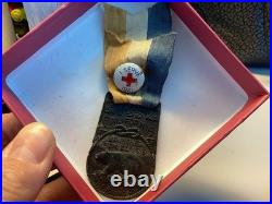 United States Navy 1919 Mare Island USS California Battleship Launch Medal Fob