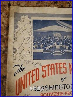 United States Navy Band Washington DC Program 1937 Tennessee pre-WW2 MILITARY