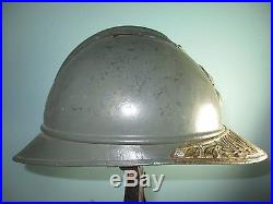 Untouched French M15 helmet comm plate casque Stahlhelm casco elmo