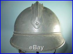 Untouched French M15 helmet comm plate casque Stahlhelm casco elmo