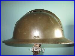 Untouched numbered Belgian M31army helmet casque Stahlhelm casco elmo WW2