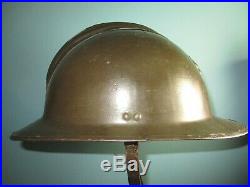 Untouched numbered Belgian M31army helmet casque Stahlhelm casco elmo WW2