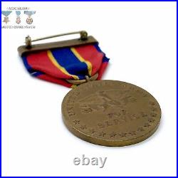 Us Army Occupation Of Cuba Medal Wrap Brooch George W. Studley Type 1930s