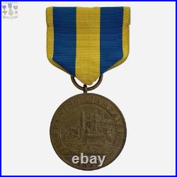 Us Navy 1898 Spanish Campaign Medal Wrap Brooch George Studley Davison Contract