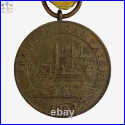 Us Navy 1898 Spanish Campaign Medal Wrap Brooch George Studley Davison Contract