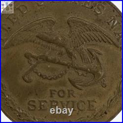 Us Navy 1898 Spanish Campaign Medal Wrap Brooch George Studley Davison Contract