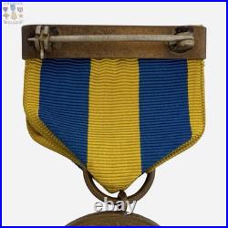 Us Navy 1898 Spanish Campaign Medal Wrap Brooch George Studley Davison Contract