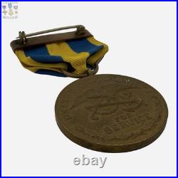 Us Navy 1898 Spanish Campaign Medal Wrap Brooch George Studley Davison Contract