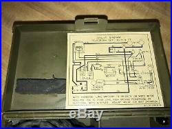 Usmc Military Radio Telegraph Set Tg-5-b Serial Number 1 Allen Cardwell Mfg. Corp