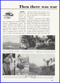 Uss Louisville Ca-28 Maiden Deployment Cruise Book Year Log 1932-46