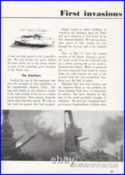 Uss Louisville Ca-28 Maiden Deployment Cruise Book Year Log 1932-46