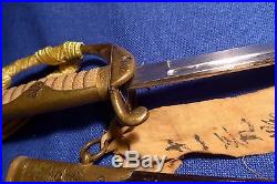 VERY RARE Japanese Chosen (Korea) Sonin Senior Official Sword with Capture Tag