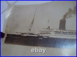 VTG 1919 Post WWI Military PHOTO PrintU. S. S. IMPERATORSecond LARGEST Ship