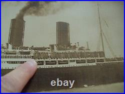 VTG 1919 Post WWI Military PHOTO PrintU. S. S. IMPERATORSecond LARGEST Ship