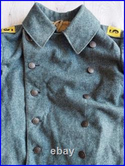 VTG Swiss Army Overcoat Wool Military 1922, size M, original, used, Switzerland