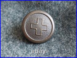 VTG Swiss Army Overcoat Wool Military 1922, size M, original, used, Switzerland