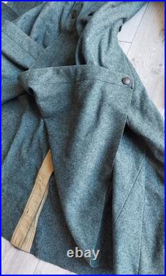 VTG Swiss Army Overcoat Wool Military 1922, size M, original, used, Switzerland
