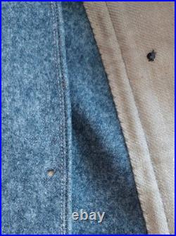 VTG Swiss Army Overcoat Wool Military 1922, size M, original, used, Switzerland