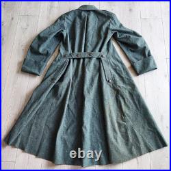 VTG Swiss Army Overcoat Wool Military 1922, size M, original, used, Switzerland