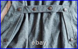 VTG Swiss Army Overcoat Wool Military 1922, size M, original, used, Switzerland