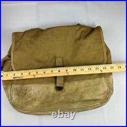 VTG WWI US Army 38th Infantry Machine Gun Officer Canvas Map Dispatch Bag