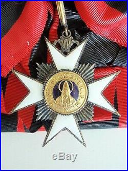 Vatican Order Of Sylvester Grand Cross Badge And Sash Ef! Rare